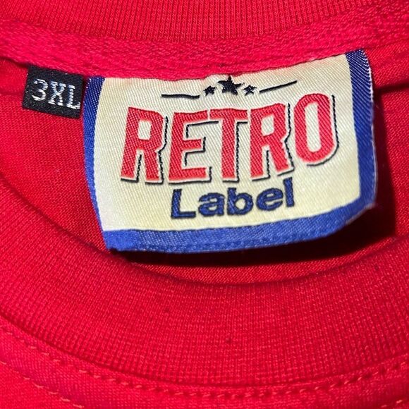 RETRO LABEL Red Embroidered Bear Logo-2XL - Picture 8 of 9